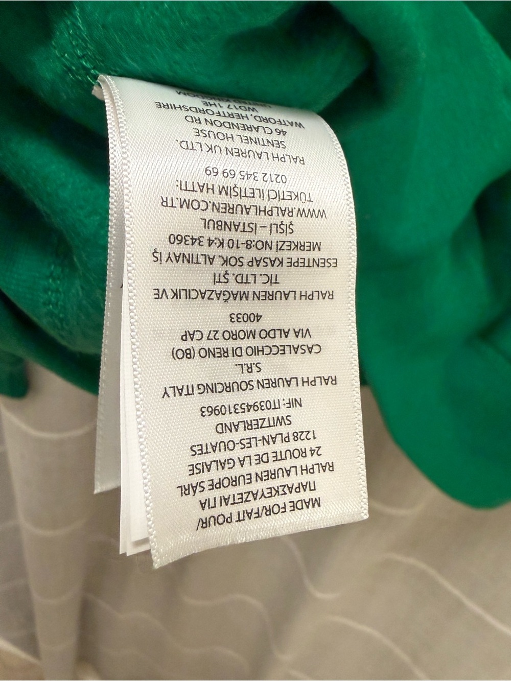 Polo by Ralph Lauren Green Crewneck Sweatshirt with Embroidered Pony - Picture 7 of 8